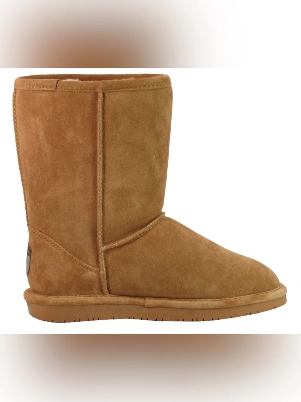 BearPaw Kids Classic Tall Chestnut Suede Boots Size 9